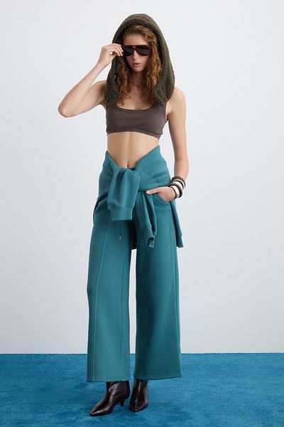 GRIMELANGE DEARICA Damen-Jogginghose mit Jogger-Fit, hellkhakifarben