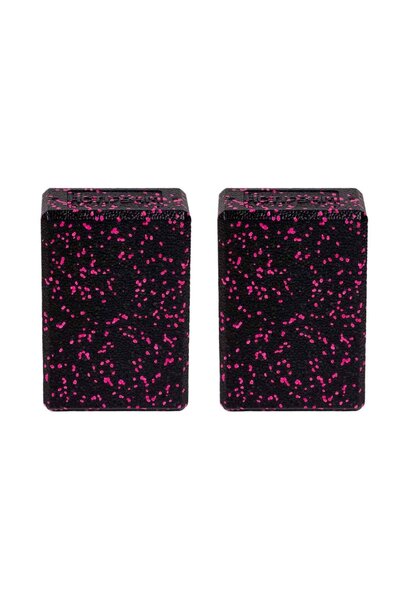Yogabu Black-Pink Yoga Block Set of 2