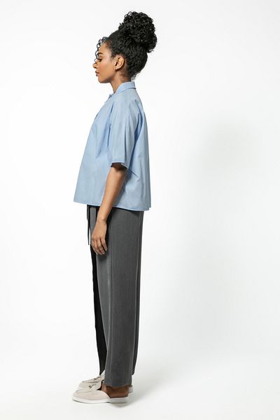 Blue Age Business Casual Woven Trouser Gray