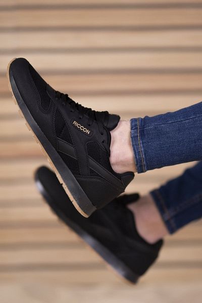 Riccon Černé černé unisex tenisky0012853
