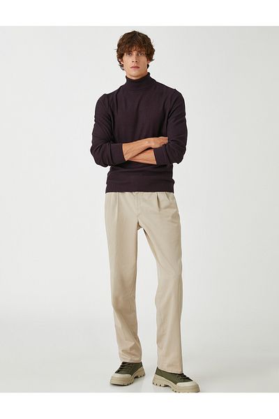 Koton Basic-Pullover mit Rollkragen