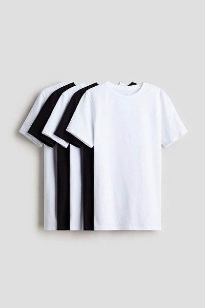 H&M 5-pack Cotton Jersey T-shirts