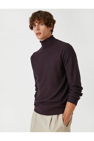 Koton Basic-Pullover mit Rollkragen