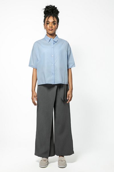 Blue Age Business Casual Woven Trouser Gray