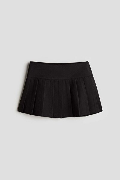 H&M Pleated twill skirt