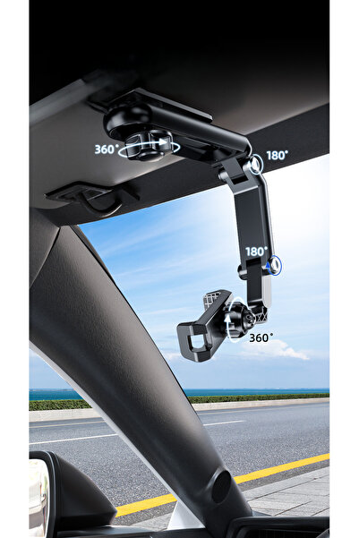 MATECHNO Araç Güneşlik Bağlantılı Telefon Tutucu Sunroof Masa Yatak Kenar Bağ...