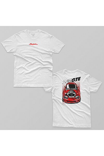 Crazy Toyota Supra MK4 2Jzgte Червона чоловіча футболка