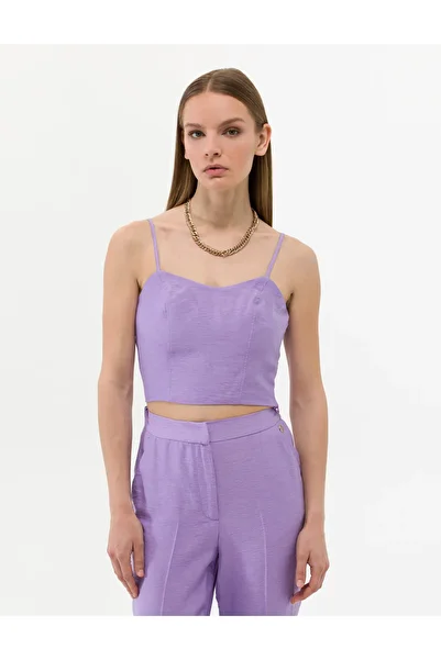 Pierre Cardin بلوزة بدون أكمام باللون الأرجواني 50269351-VR149