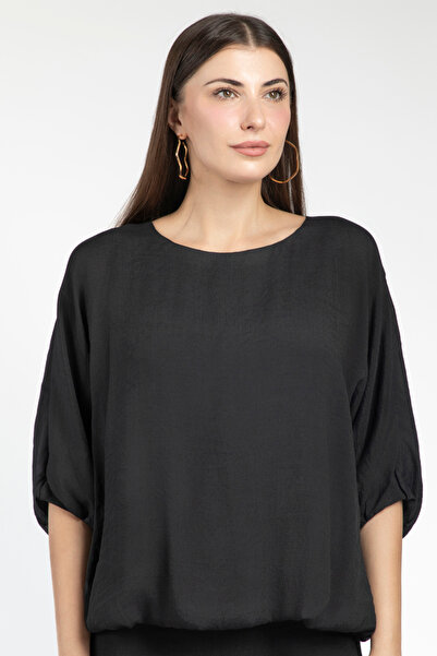 RİNA Abstract Neutrals Top Black
