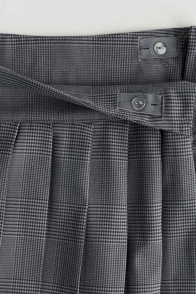 H&M Pleated twill skirt