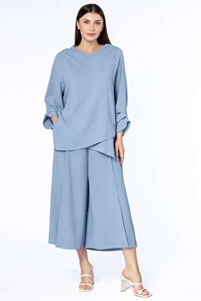 RİNA Mystic Dreams Casual Pant Blue