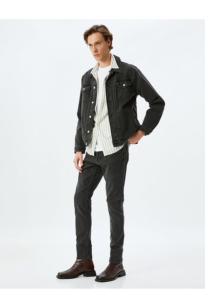 Koton Slim Fit džínové kalhoty - Brad Jean