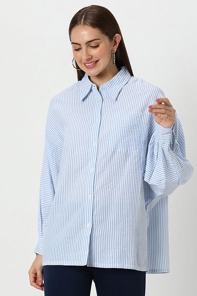 RİNA Skm/ When Life Gives Lemon Shirt Blue
