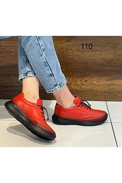 MODESSA Hakiki Deri Kadın Deri Sneaker Spor GÜNLÜK Ayakkabı