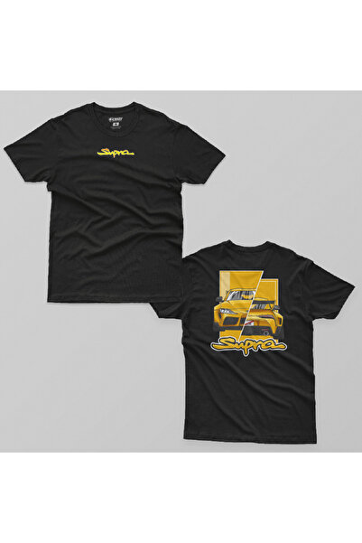 Crazy Tricou galben pentru bărbați Toyota Supra