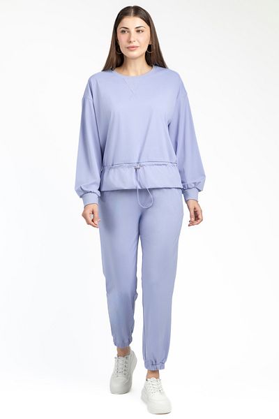 RİNA Athleisure Chic Joggers Lilac