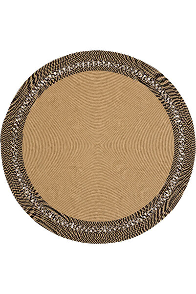 Cool Halı Luke 872 Yuvarlak Halı Dekoratif Antre Hol Halısı Mutfak Halısı Has...