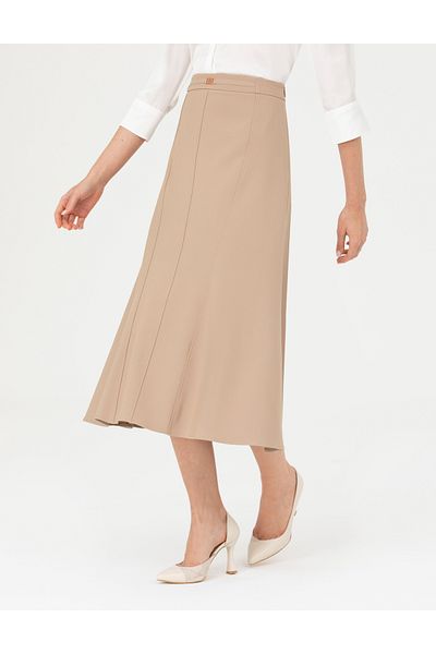 Pierre Cardin Beige Woven Skirt 50273765 -Vr011