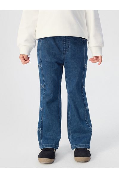 Balabala Girl Trousers|trousers Denim Blue