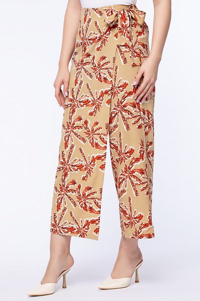 RİNA Terracotta Sunrise Casual Pant Mixed Colo