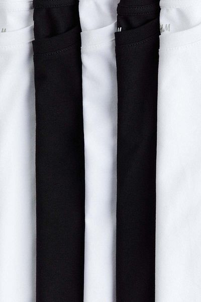 H&M 5-pack Cotton Jersey T-shirts