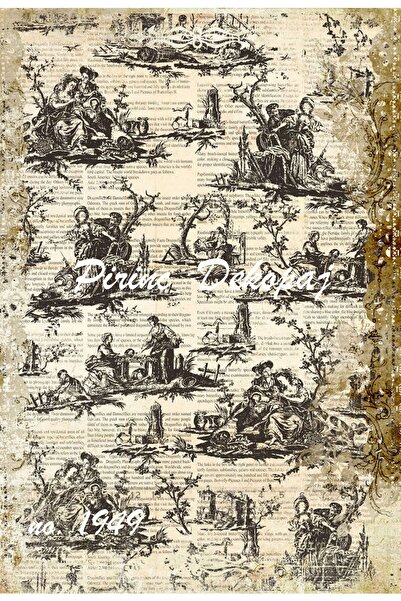 LİNEART Lineart Pirinç Dekopaj Kağıdı No:L1949- 29x42cm