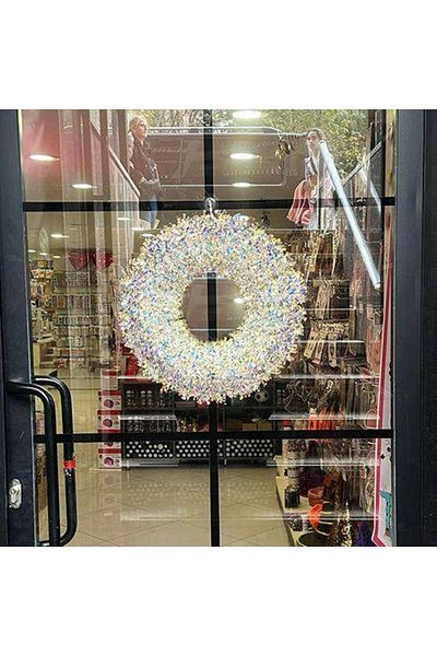 Parti Dükkanım 40 cm Hologram Christmas Door Ornament