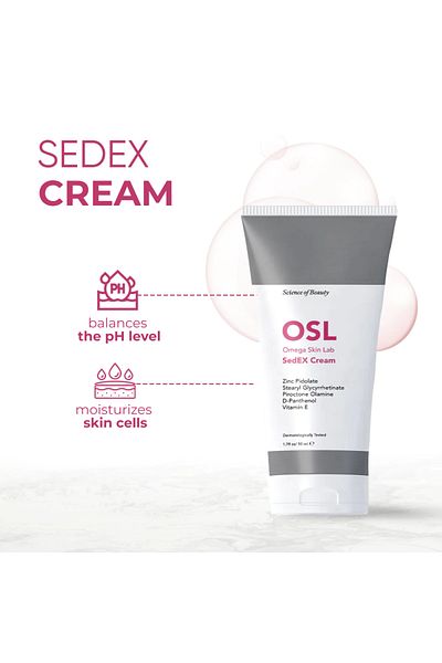 OSL Omega Skin Lab Osl Sedex Cream 50 ml - Face and Hand Moisturizer, Body Cream