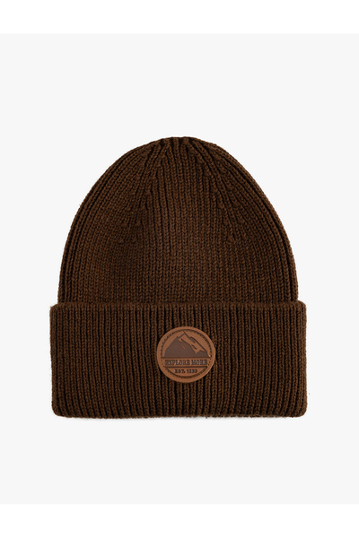 Koton Beret Detailed Layered Label