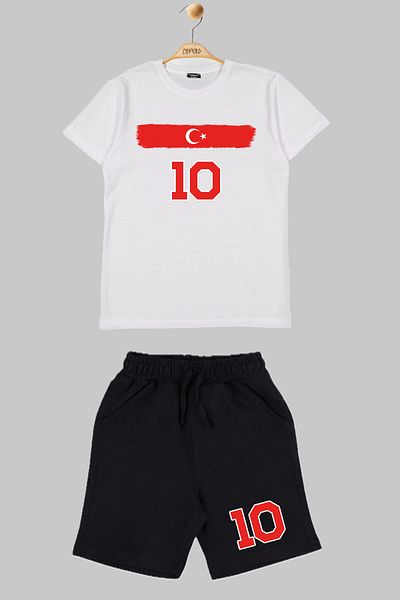 ROOSTER GOLD Set tricou și pantaloni scurți pentru copii