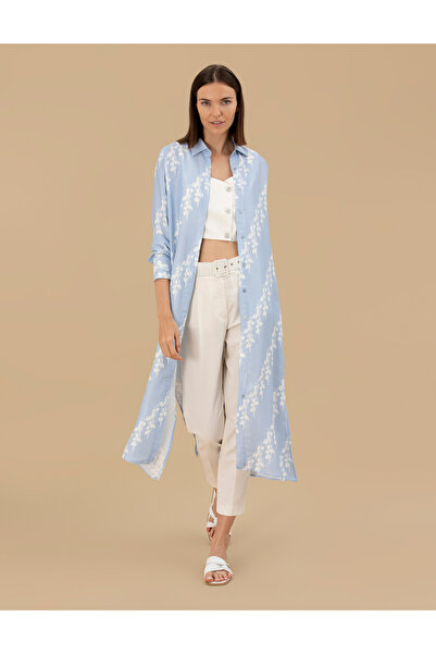 Pierre Cardin Μπλε Τουνίκ Άνετης Εφαρμογής 50269349-VR036