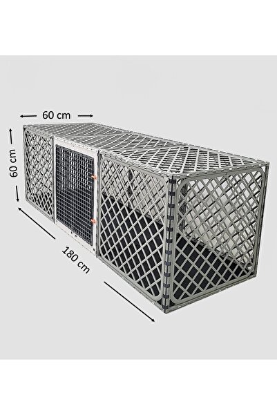 Leganest Üstü Altı Kapalı 60cm X 180 Cm, 60cm Yükseklik Köpek,kedi, Tavşan Kafes -çit- Bariyer