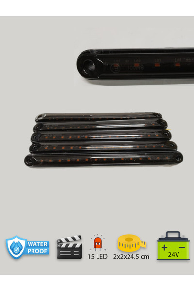 Atmaca 0915L FÜME CAM 15 LEDLİ LAMBA