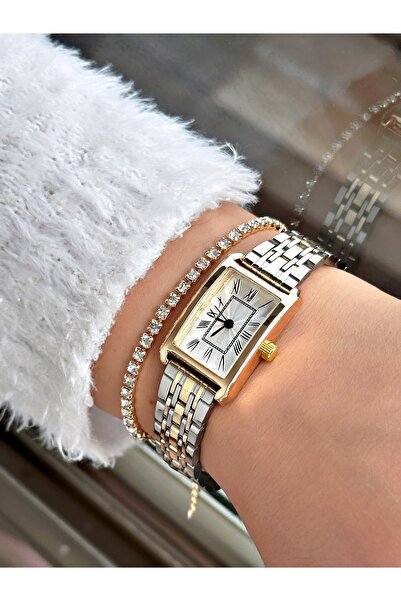 Retro Minimal  Steel Band Women Wrist Watch