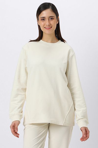 RİNA Basic Sweatshirts Off White
