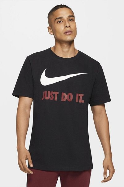 Nike Αθλητικά ρούχα Ανδρικά Just Do It Swoosh Ανδρικό μπλουζάκι μαύρο