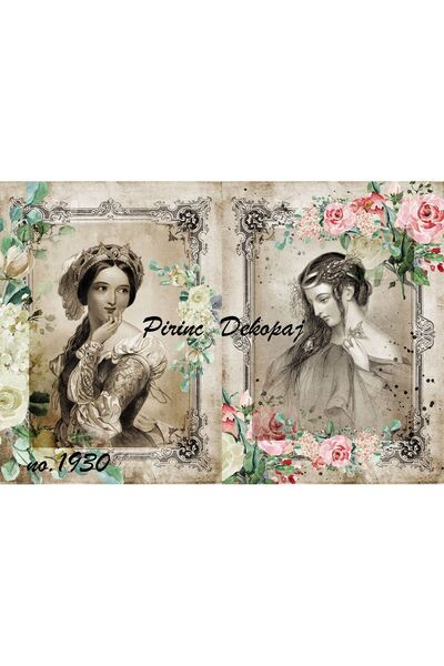 LİNEART ورق ديكوباج نحاسي Lineart رقم: L1930 - 29x42 سم