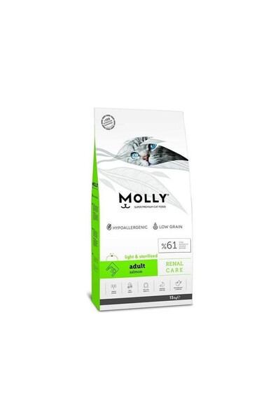 Molly Sterilized Somonlu Yetişkin Kedi Maması 15 Kg