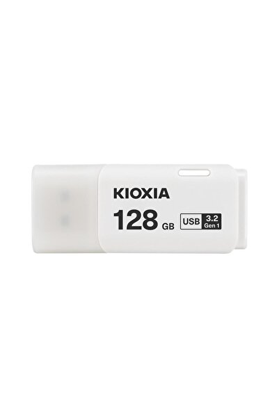 Kioxia ذاكرة فلاش data-n52 سعة 128 جيجابايت U301 باللون الأبيض USB 3.2 الجيل ...