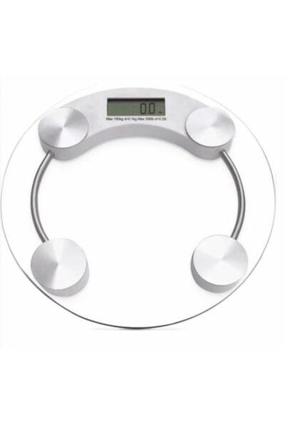 Techfit ميزان رقمي زجاجي دائري طراز TF-1051 من داتا-ايه545