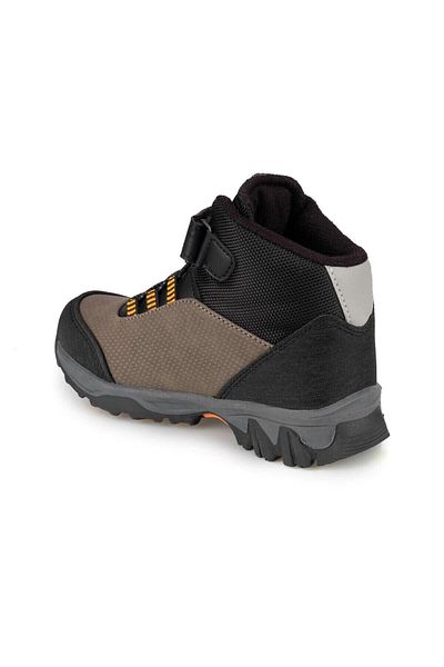 Kinetix Boy's Brown-Orange Daily Boots - Roha (26-30)