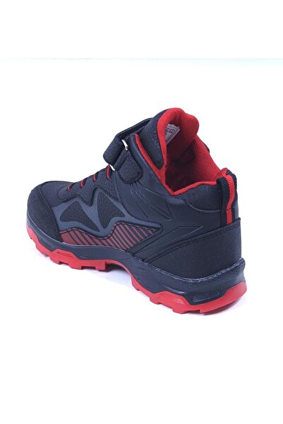 Kinetix Dımas Çocuk Siyah-Gri-Kırmızı (31-35) Günlük Bot