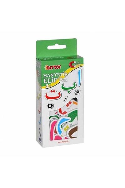 Diytoy Taba Diytoy Educational Toy - Magnetic Letters Elif-Ba