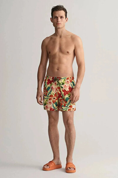 Gant Cf Floral Print Swim Shorts
