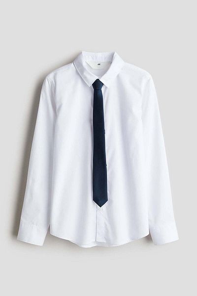 H&M 2-piece Shirt And Tie Set