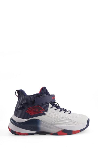 Lotto Superıor B Ps White-Navy Boy's Basketball Shoes