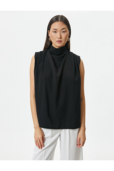 Koton Αμάνικη μπλούζα με γιακά