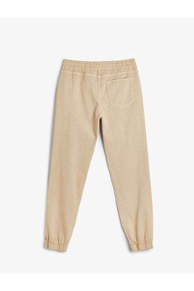 Koton Παντελόνι Jogger με λεπτομέρεια τσέπης με δαντέλα στη μέση