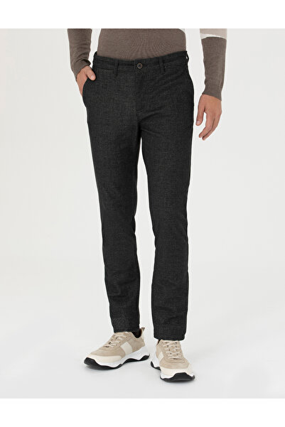 Pierre Cardin Antrasit Slim Fit Kanvas Pantolon 50278130-VR006