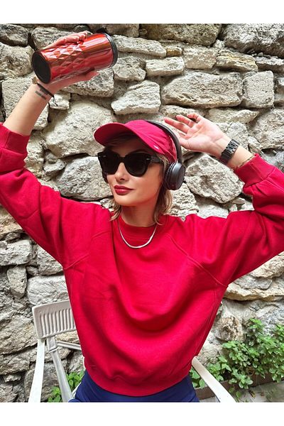 HELLİE Red Sweatshirt